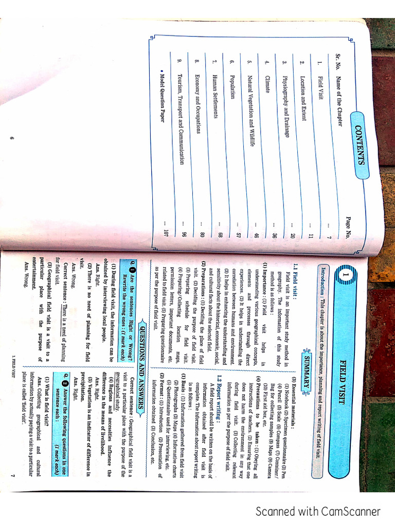 10th Geography Digest | PDF
