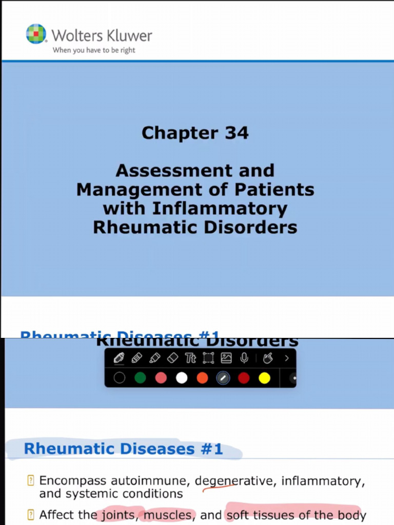 Management of Patients With Inflammatory Rheumatic Disorders | PDF