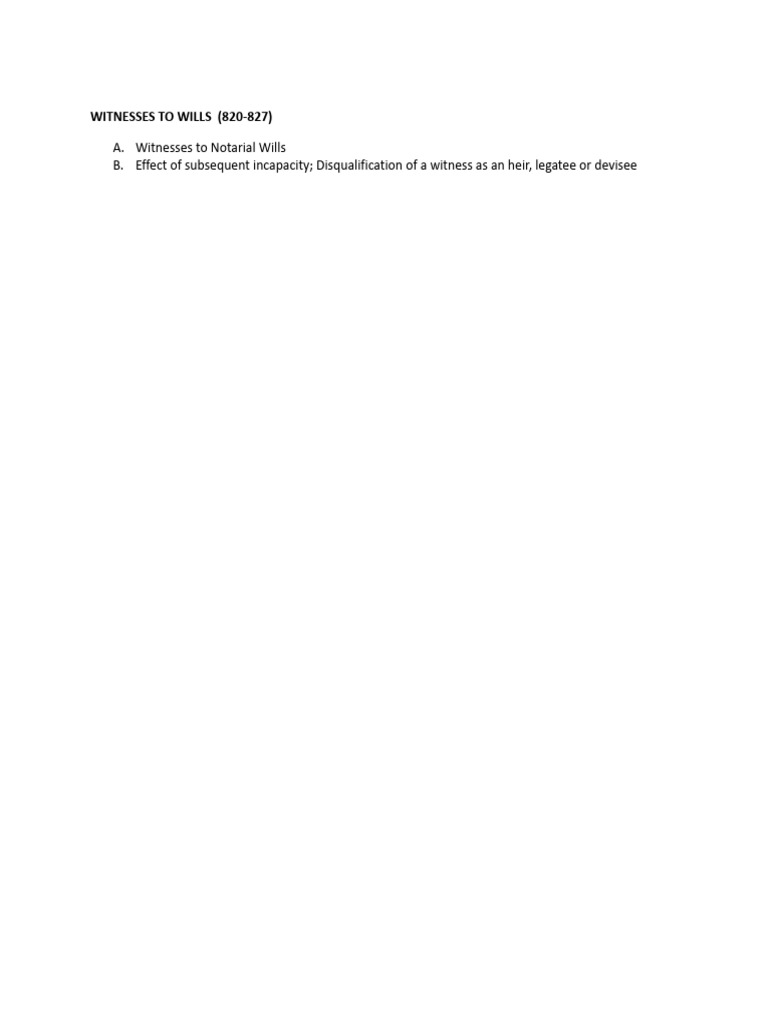 Succession Notes | PDF