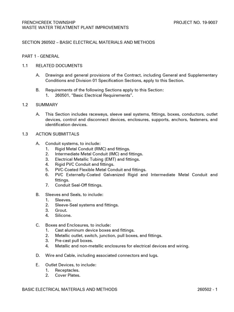 Basic Electrical Materials and Methods | PDF | Pipe (Fluid Conveyance ...