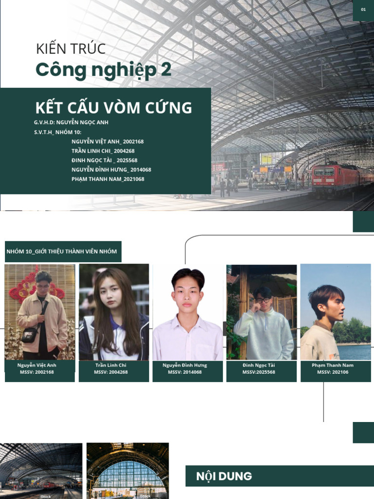 Nhóm 10-Chủ Đề- Kết Cấu Vòm Cứng | PDF