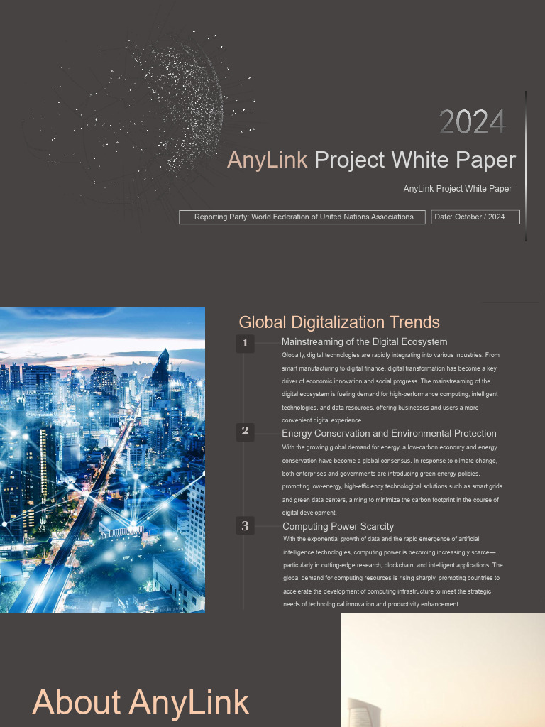 AnyLink Project: Green Computing Ecosystem | PDF | Sustainability ...