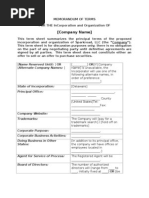 Founders Term Sheet