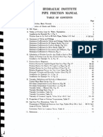 Hydraui, Ic Institute Pipe Friction Manual: Taele of Contents