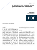 Como Tornar Os Processos Administrativos Tão Ágeis Quanto Os Processos Produtivos?