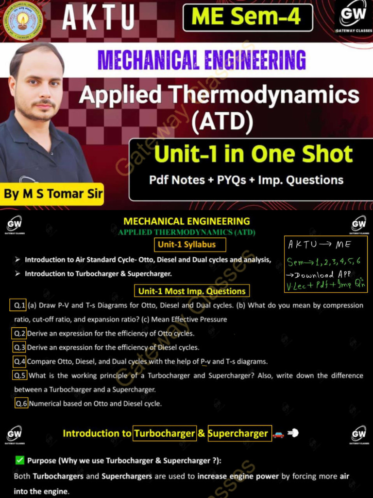 ATD U-1 One Shot Notes | PDF