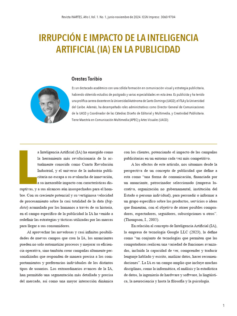 Impacto de la IA en la Publicidad Actual | PDF | Inteligencia ...