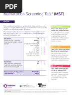 MST Malnutrition Screening Guide | PDF