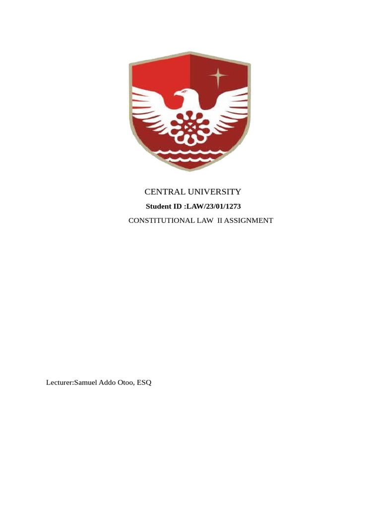 Constitutional Law II Assignment | PDF | Judicial Review | Statutory ...
