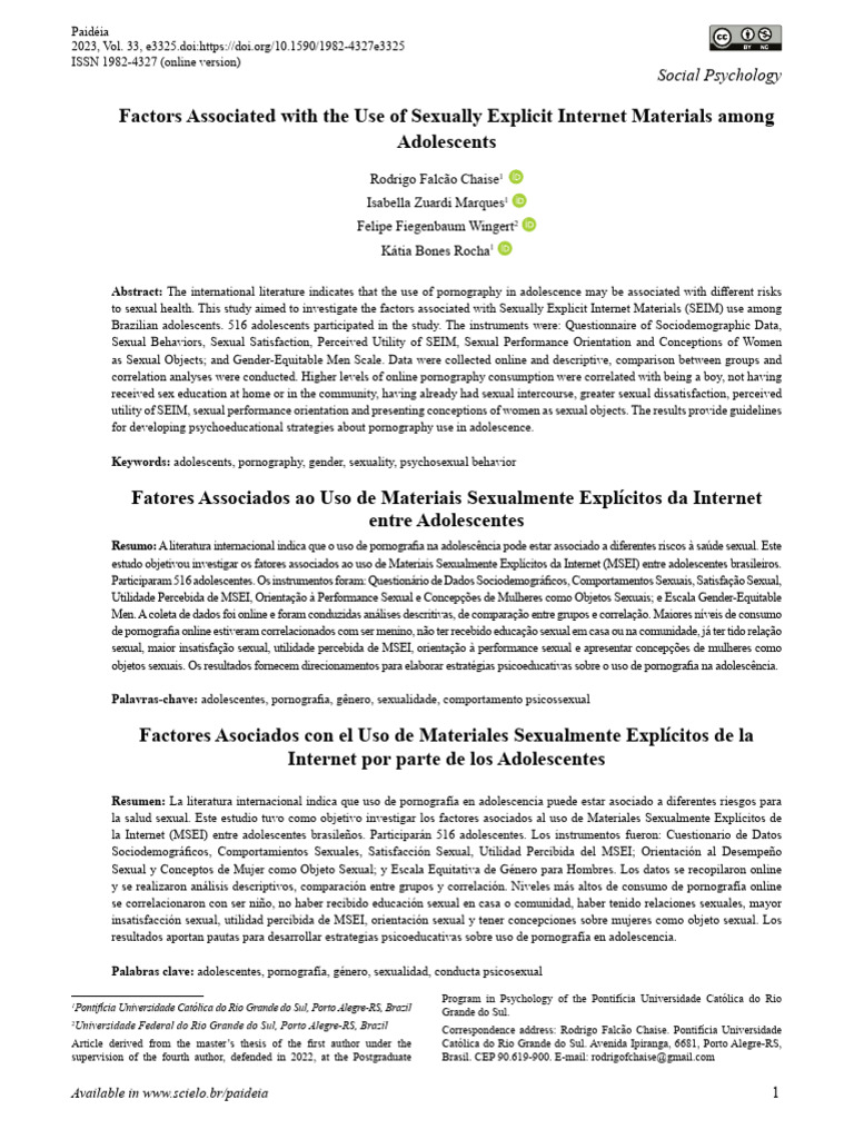 Baixa Dos | PDF | Sexual Orientation | Adolescence