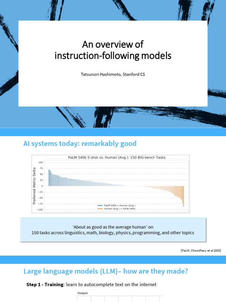 Overview of Instruction-Following Models | PDF | Deep Learning | Computing