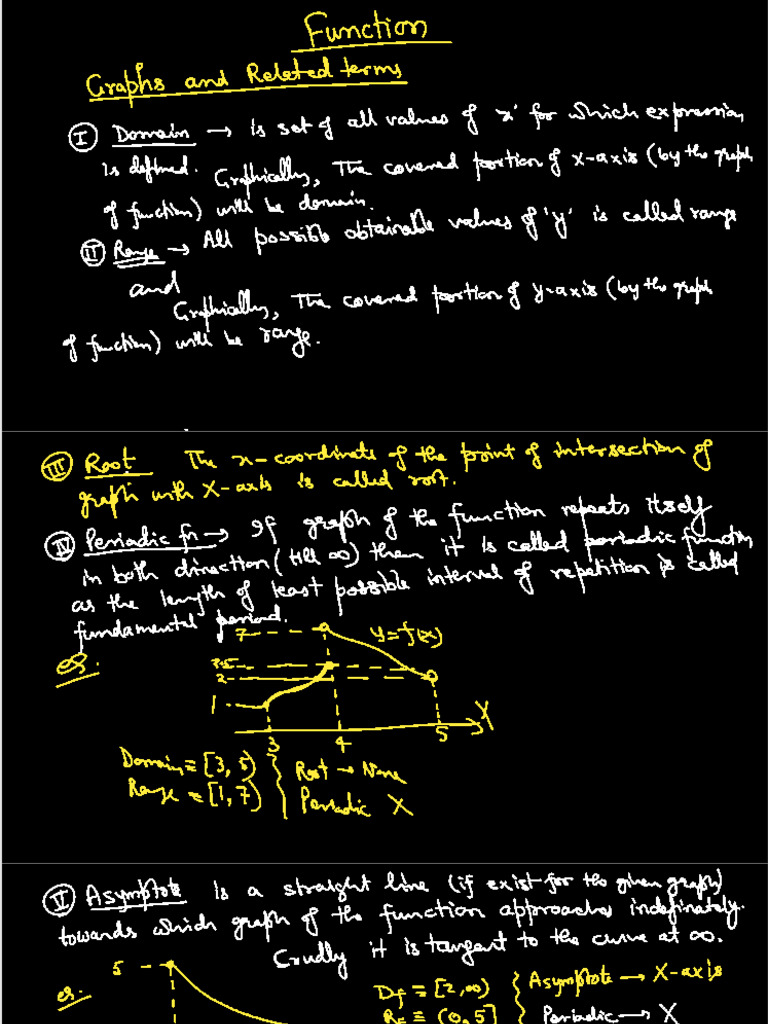 Function Notes | PDF