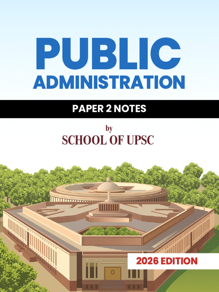 Indian Administration Paper 2 Notes 2026 | PDF | Government