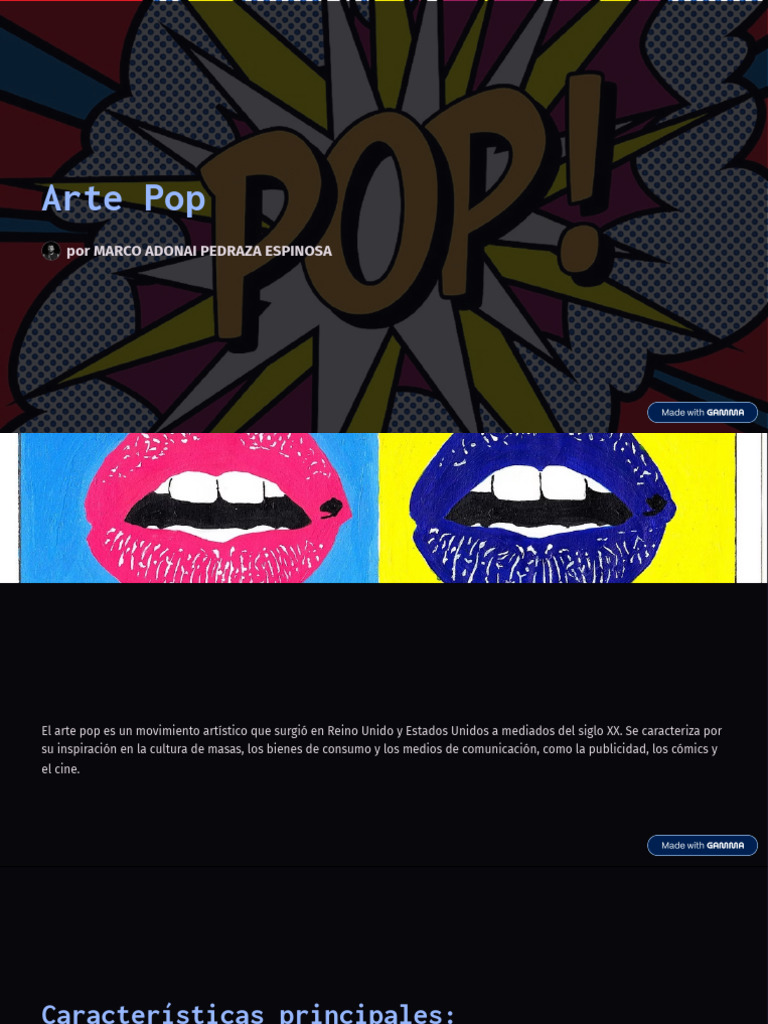 Arte Pop | PDF | Las artes
