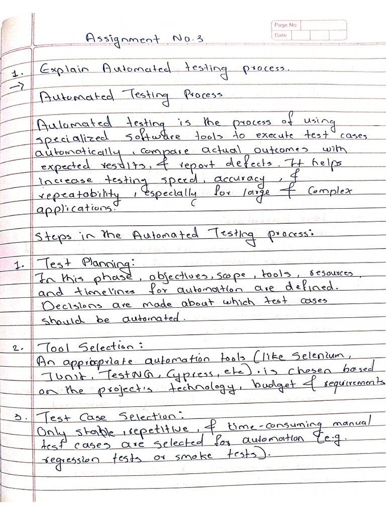 STQA Assignment No. 3 | PDF