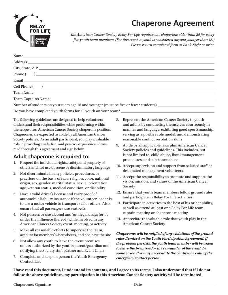 Chaperone Guidelines for ACS Events | PDF | Discrimination | Human Rights