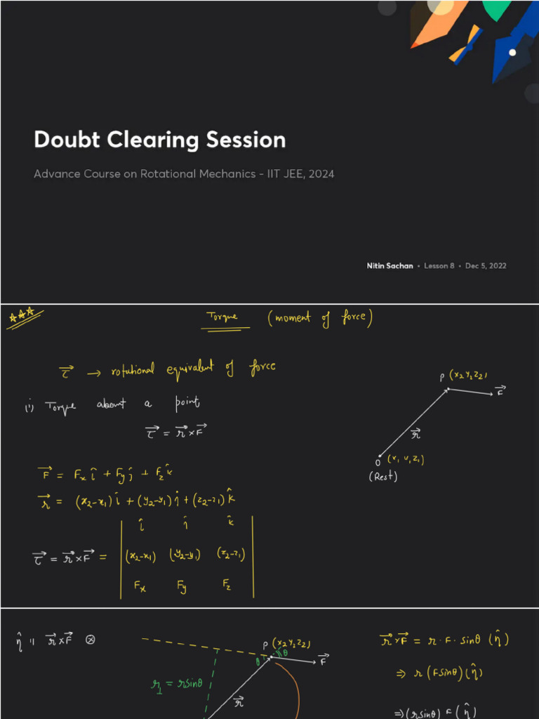 Doubt Clearing Session With Anno | PDF