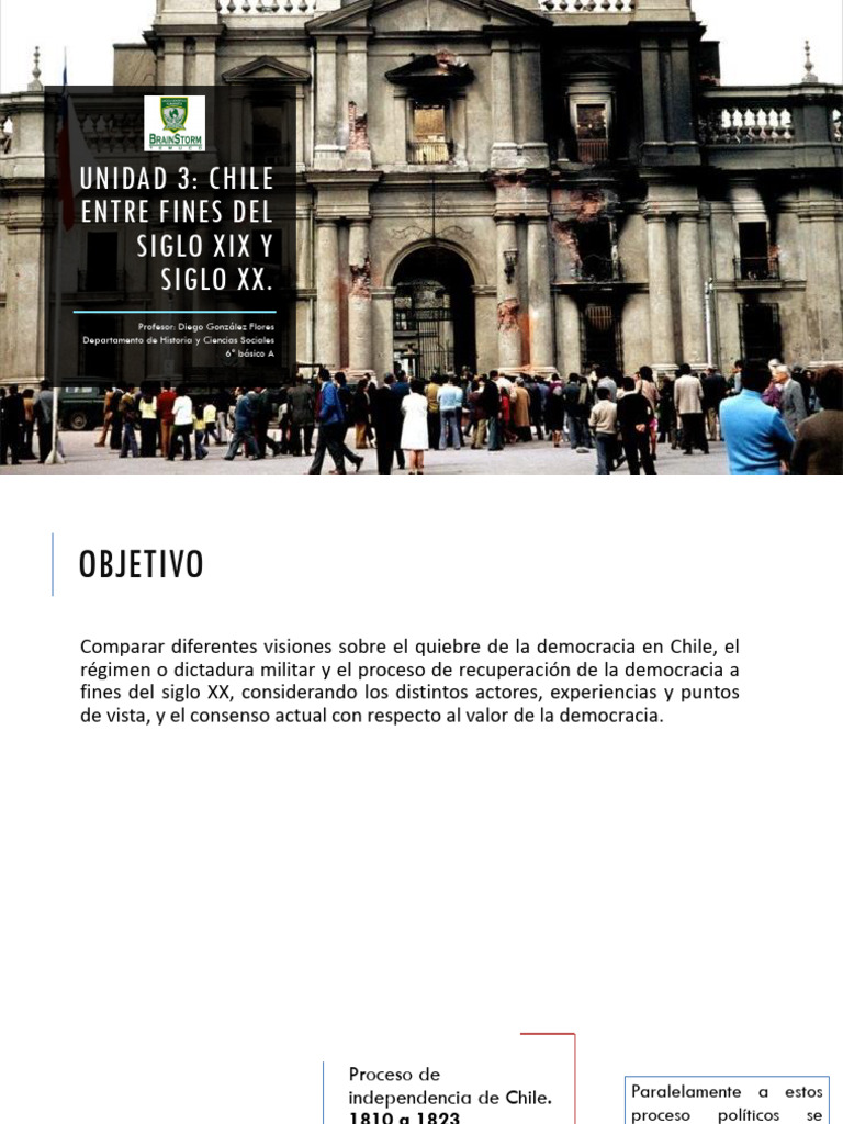 Quiebre y recuperación de la democracia en Chile | PDF | Chile | Guerra ...