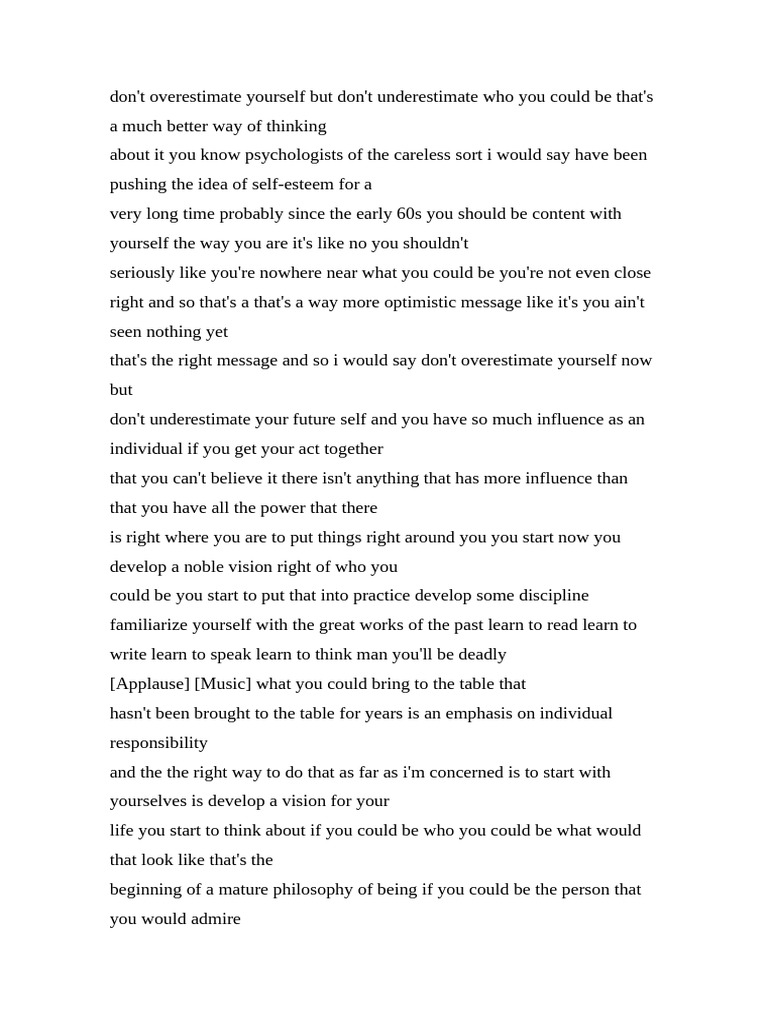 Jordan Peterson 3 Hours For The NEXT 30 Years of Your LIFE | PDF ...
