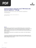 Technical Report: Using The Linux NFS Client With Network Appliance™ Storage