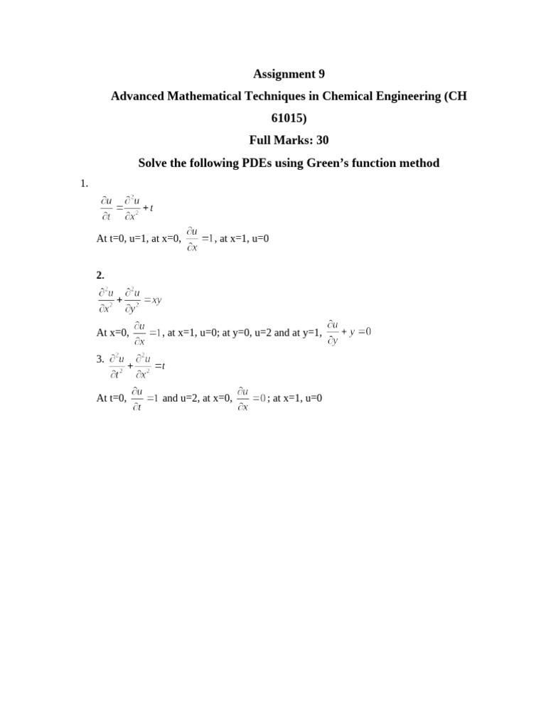 Assignment 9 | PDF