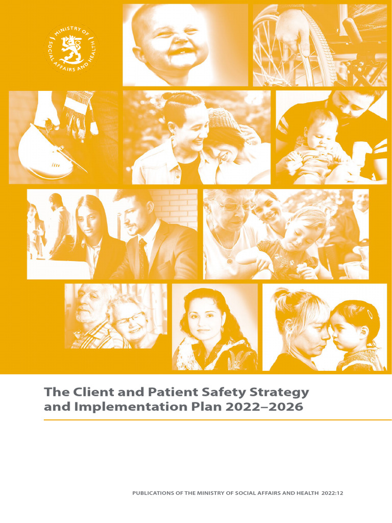 The Client and Patient Safety Strategy and Implementation Plan 2022 ...
