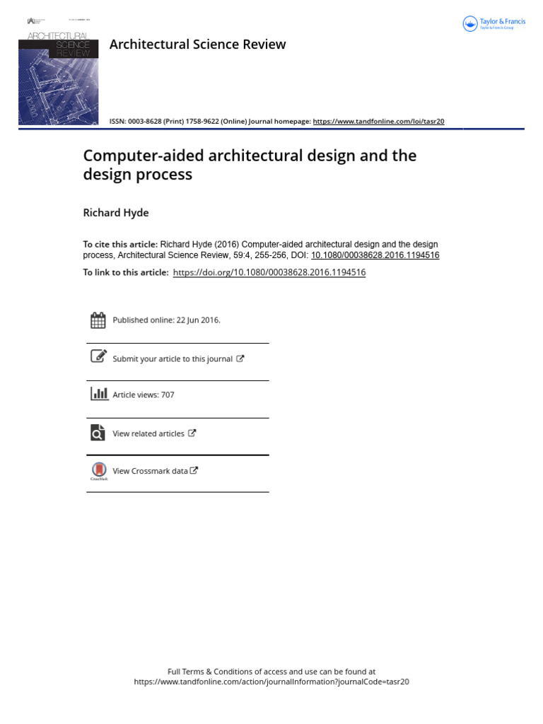 Computer Aided Architectural Design and | PDF | Fibre Reinforced ...