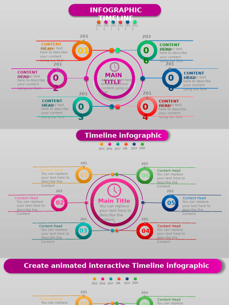 Create-Interactive-Timeline-infographic N | PDF