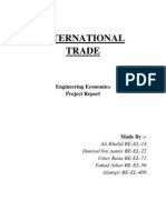 International Trade: Engineering Economics Project Report
