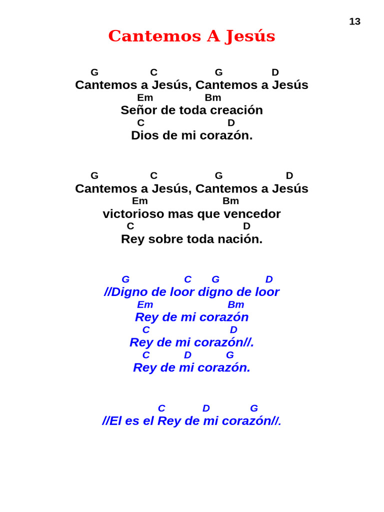 Cantemos A Jesus | PDF