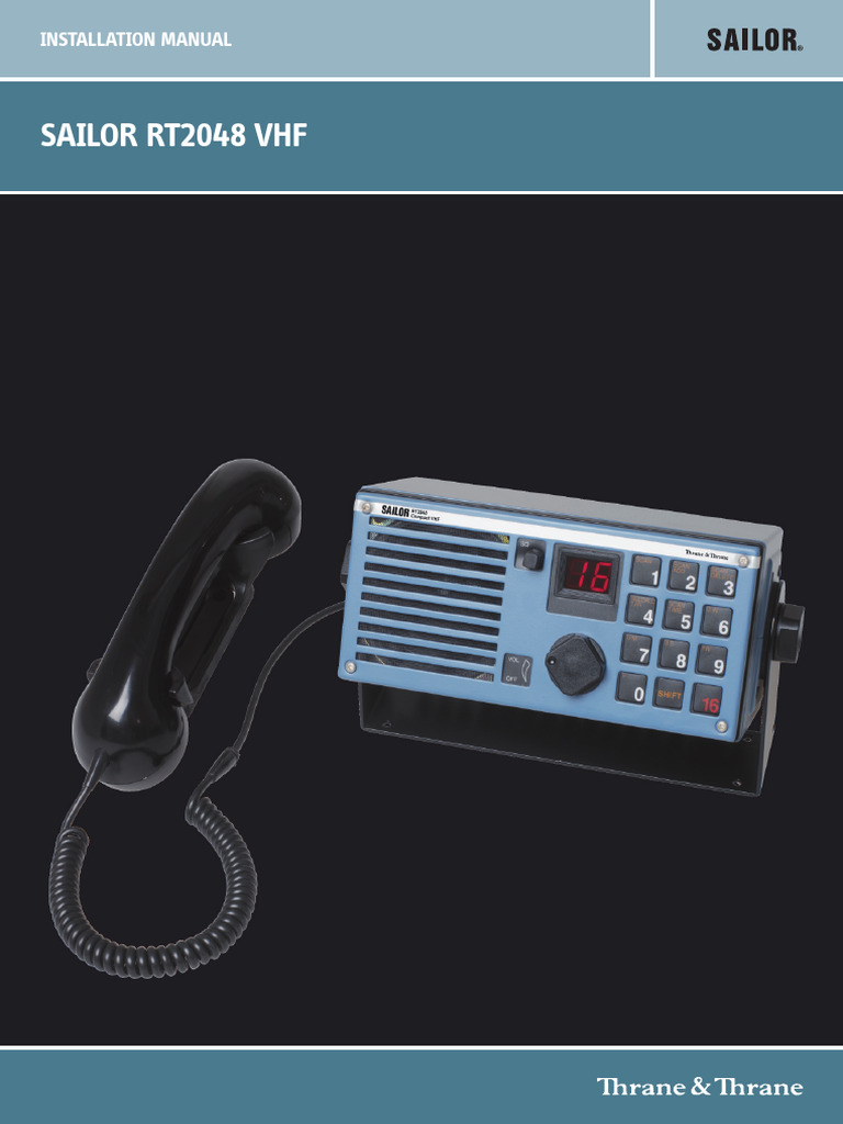 Radio marine Shipmate RS 8000 - non testée, sans accessoires