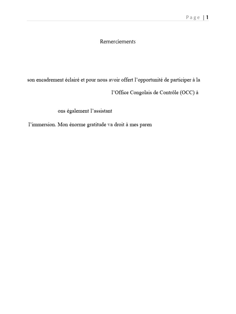 Rapport sur la SOCIR et l'OCC en RDC | PDF | Pétrole | Sécurité