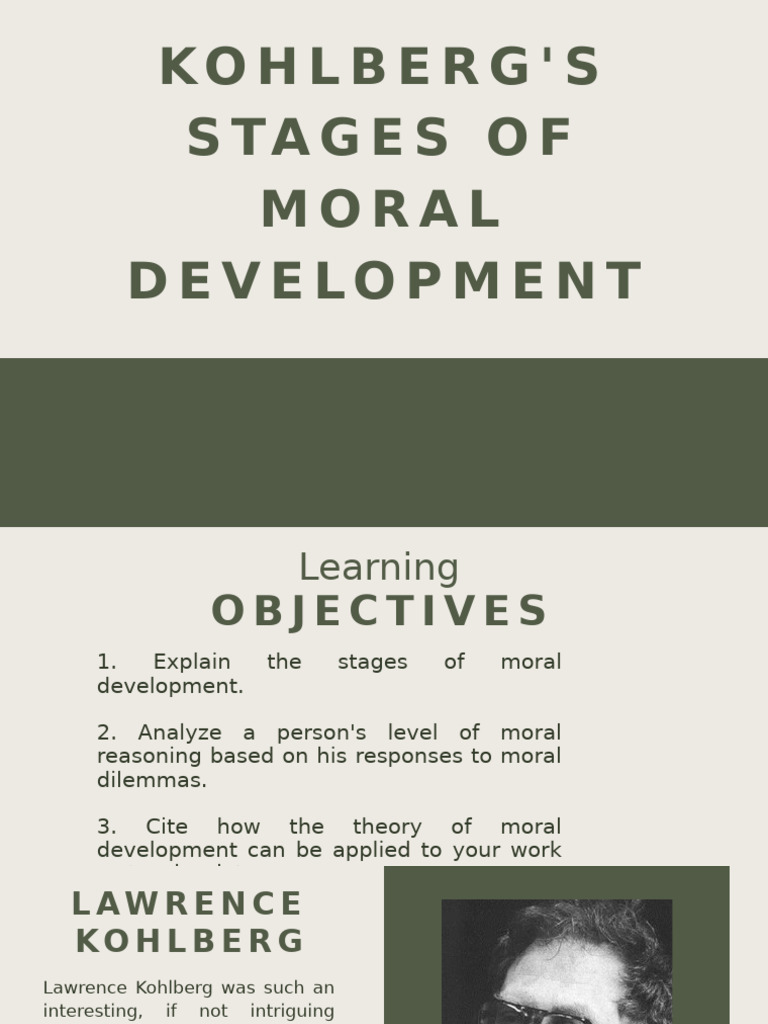 Kohlbergs Stages of Moral Development | PDF | Behavioural Sciences ...