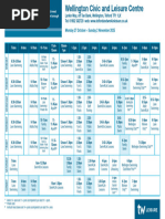 Wavertree Aquatics Centre Swim Timetable | PDF | Swimming | Nature