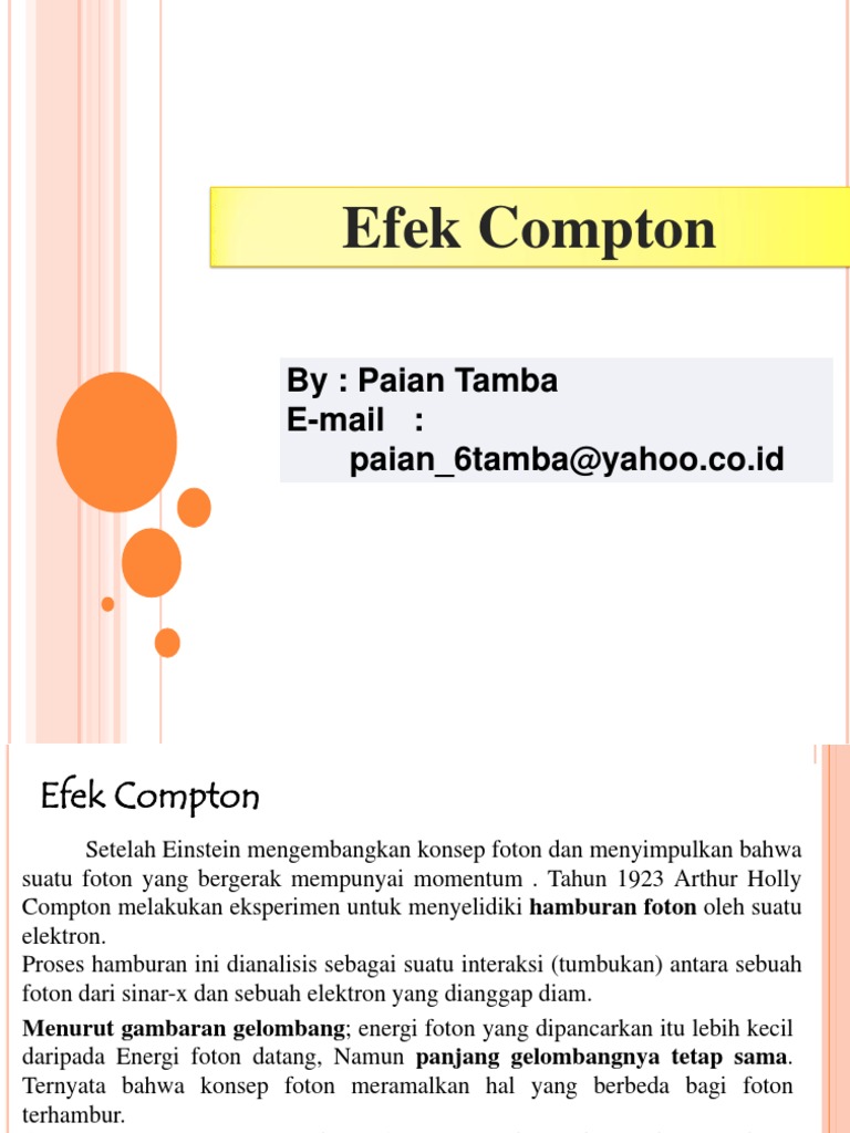 Efek Compton