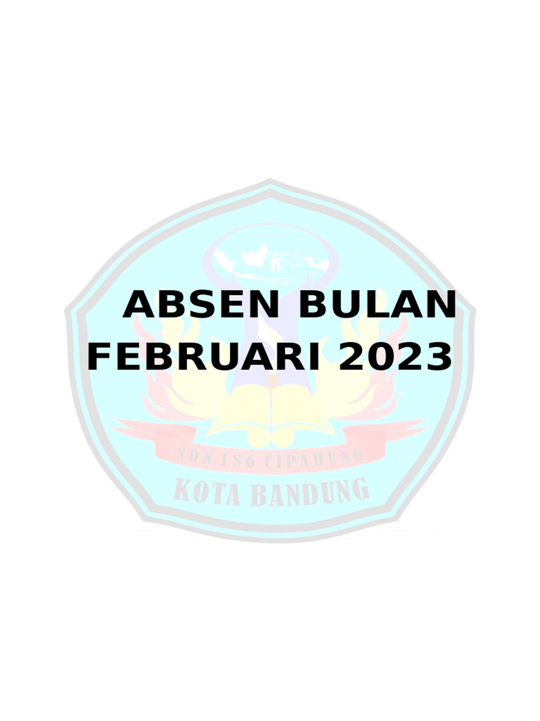 Cover Absen | PDF