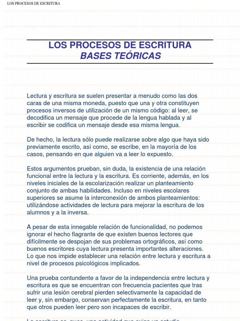 Procesos de Escritura y Ortografía | PDF | Estudios de idiomas extranjeros