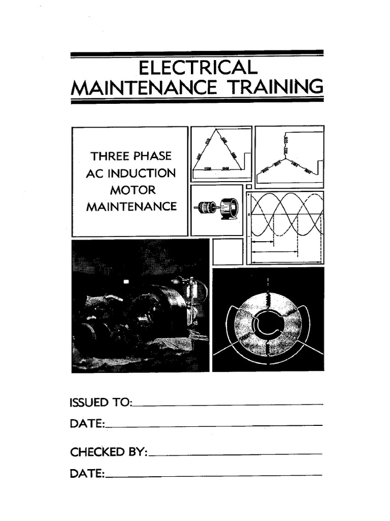Three Phase AC Induction Motor Maintenace | PDF