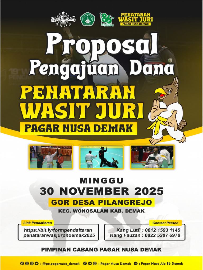 Pengajuan Dana Penataran Wasit Juri 2025 | PDF