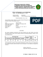 Surat Keterangan Lulus Sementara MM