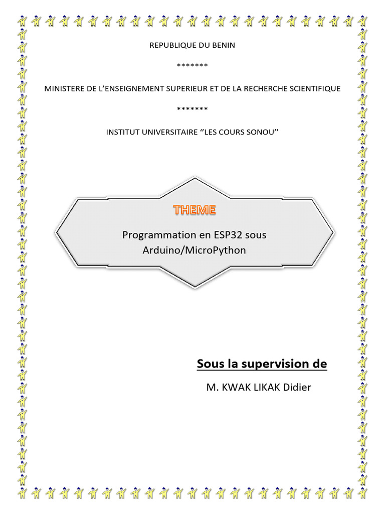 Programmation ESP32 : Arduino vs MicroPython | PDF | Microcontrôleur ...