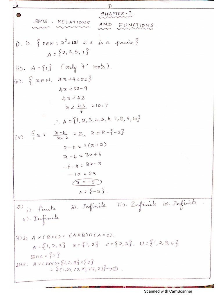 11 TH STD Chapter 1 Notes | PDF