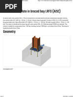 Base Plate Connection Design Analysis | PDF | Strength Of Materials ...