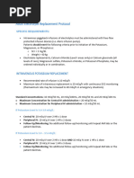 Electrolyte Infusion Guidelines for RNs | PDF | Intravenous Therapy ...