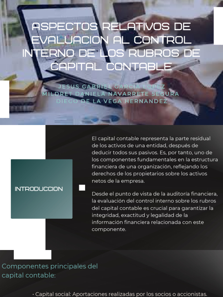 Control Interno en Capital Contable | PDF | Contabilidad | Auditoría