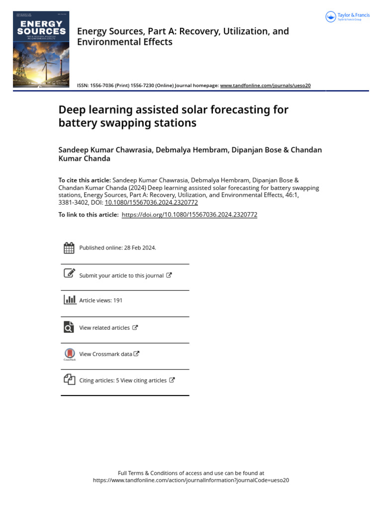 Deep Learning for Solar Forecasting | PDF | Autoregressive Integrated ...