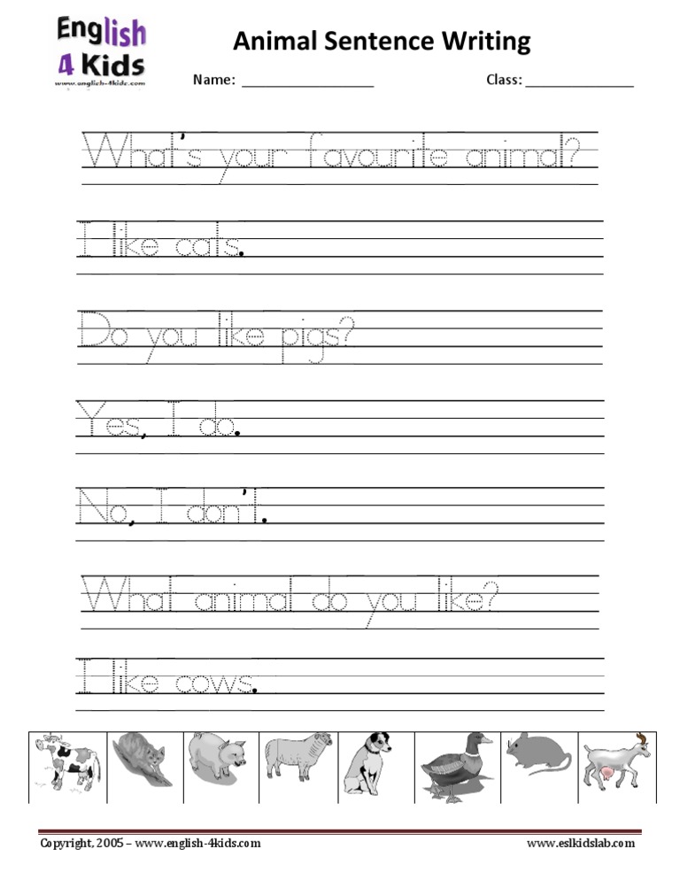 Animal Writing | PDF