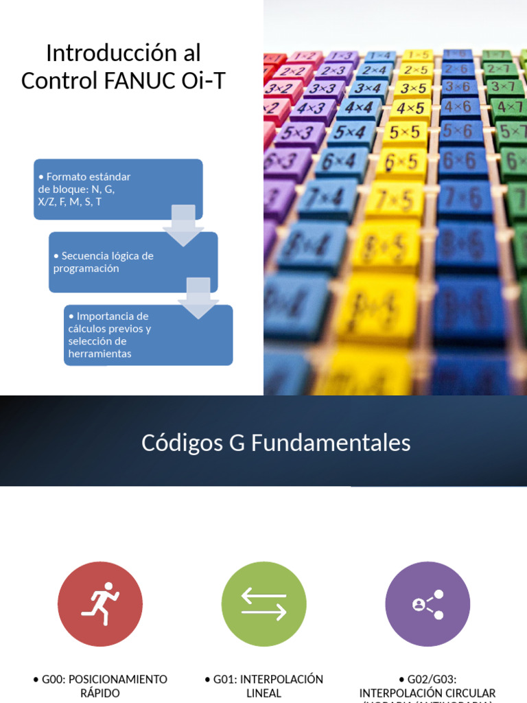 Guía de Programación FANUC Oi T | PDF | Ingeniería mecánica