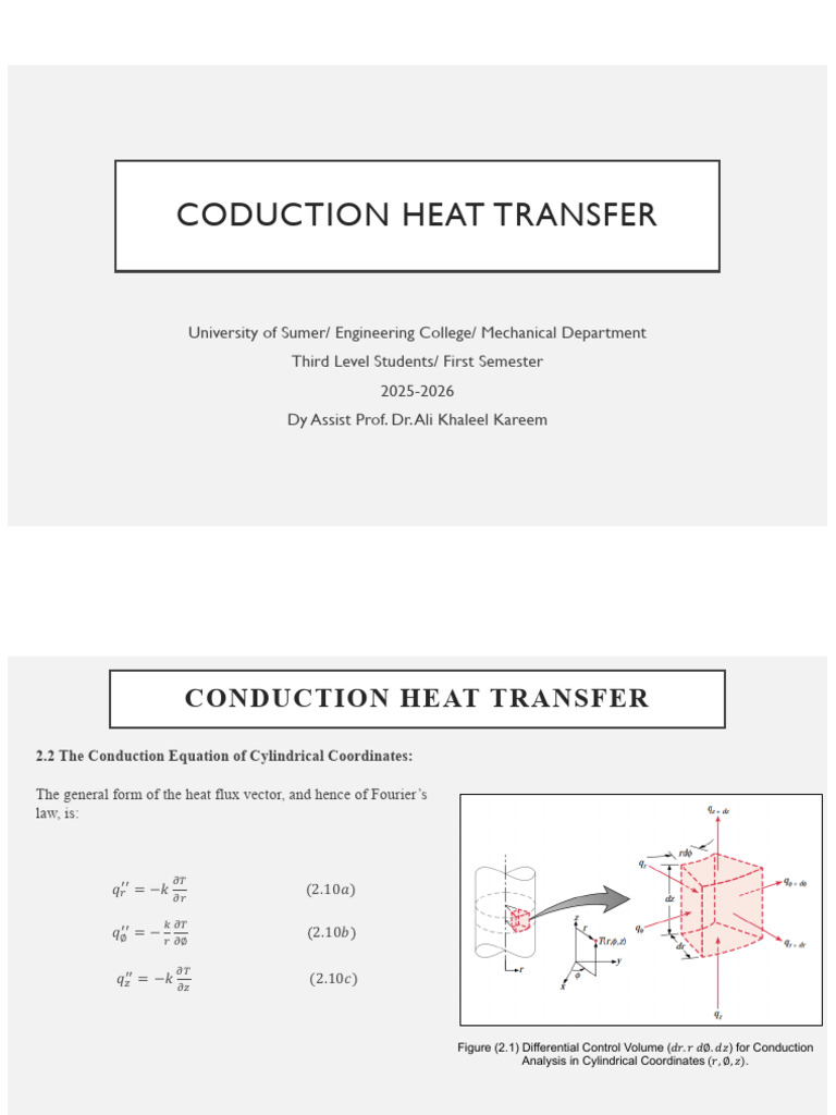 Conduction Heat Transfer Analysis | PDF | Thermal Conduction | Heat ...