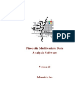 Pirouette Multivariate Data Analysis Software